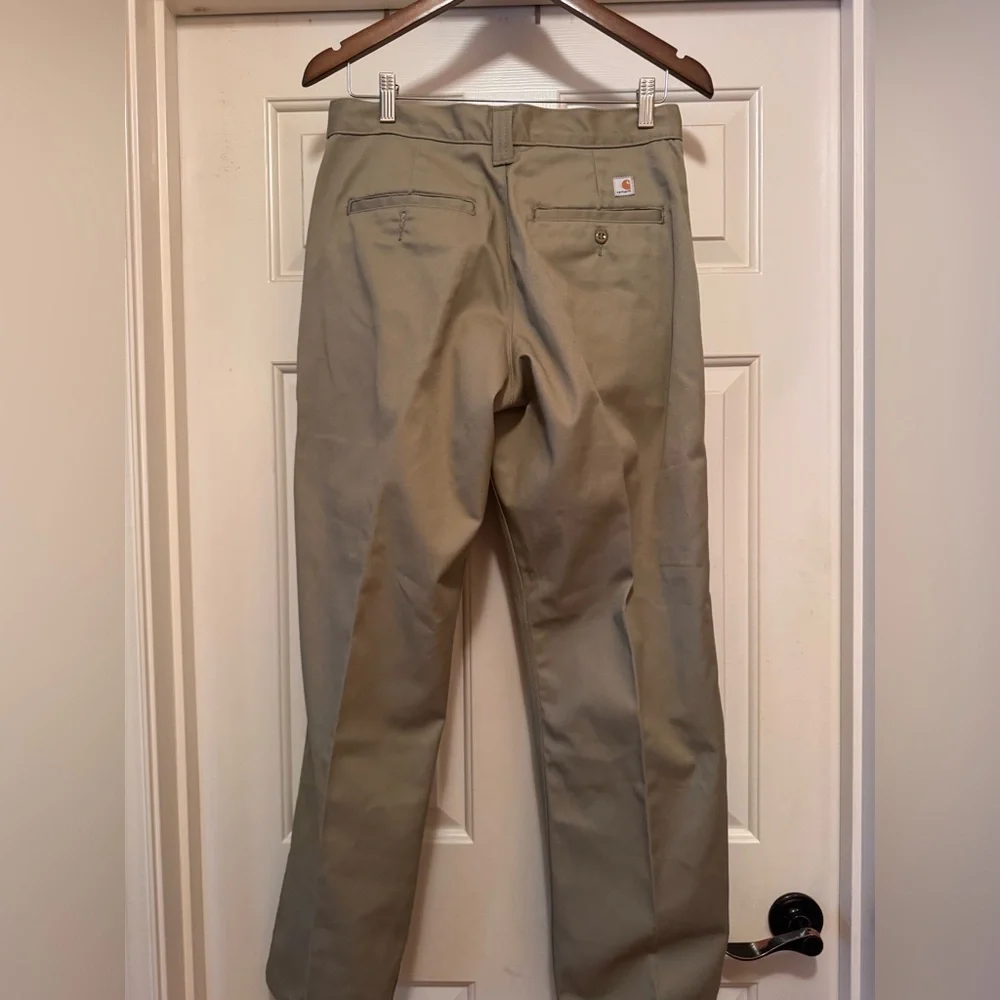 Men's Carhartt khaki Pants 30x30 NWOT